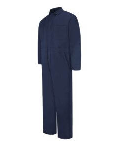 Red Kap CC14T Men’s Tall Snap-Front Cotton Coverall – Navy (side)