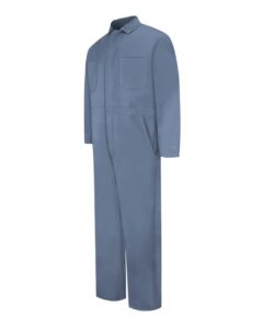 Red Kap CC14T Men’s Tall Snap-Front Cotton Coverall – Postman Blue (side)