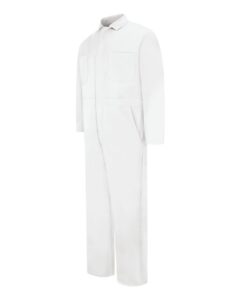 Red Kap CC14T Men’s Tall Snap-Front Cotton Coverall – White (side)