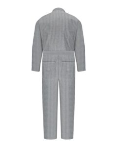 Red Kap CC16T Men’s Tall Button-Front Cotton Coverall – Fisher Herringbone (back)