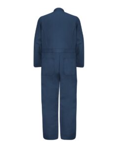 Red Kap CC16T Men’s Tall Button-Front Cotton Coverall – Navy (back)