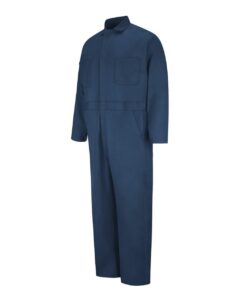 Red Kap CC16T Men’s Tall Button-Front Cotton Coverall – Navy