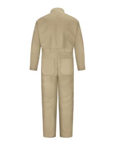 Bulwark CEC2EXT Men’s Extended Sizes Classic Coverall Excel FR – Khaki (back)