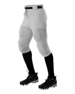 Alleson Athletic 610SLY Youth Practice Football Pants – Grey (side)