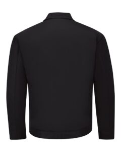 Red Kap JY20 Unisex Performance Crew Jacket – Black (back)