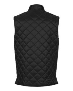 Weatherproof 207359 Men’s Vintage Diamond Quilted Vest – Black (back)
