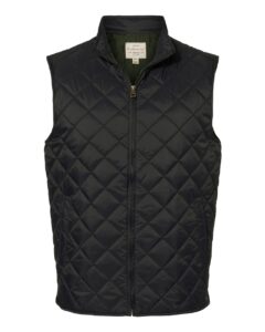 Weatherproof 207359 Men’s Vintage Diamond Quilted Vest – Black