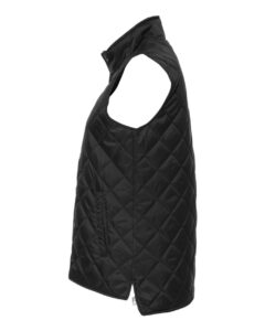 Weatherproof W207359 Women’s Vintage Diamond Quilted Vest – Black (side)