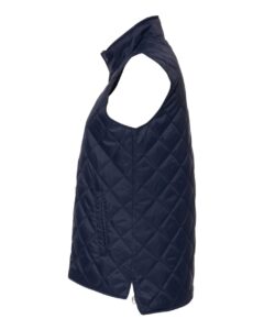 Weatherproof W207359 Women’s Vintage Diamond Quilted Vest – Navy (side)