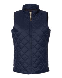 Weatherproof W207359 Women’s Vintage Diamond Quilted Vest – Navy