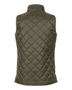 Weatherproof W207359 Women’s Vintage Diamond Quilted Vest – Rosin (back)