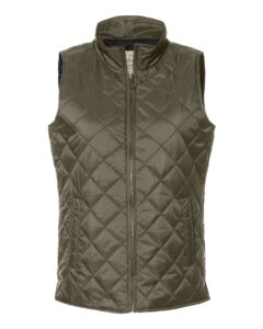 Weatherproof W207359 Women’s Vintage Diamond Quilted Vest – Rosin