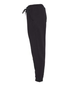 Independent Trading Co. IND20PNT Men’s Midweight Fleece Sweatpants – Black (side)
