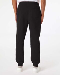 Independent Trading Co. IND20PNT Men’s Midweight Fleece Sweatpants – Black (on model back)
