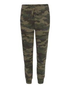 Independent Trading Co. IND20PNT Men’s Midweight Fleece Sweatpants – Forest Camo