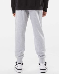 Independent Trading Co. IND20PNT Men’s Midweight Fleece Sweatpants – Grey Heather (on model back)