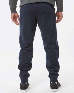 Independent Trading Co. IND20PNT Men’s Midweight Fleece Sweatpants – Classic Navy (on model back)
