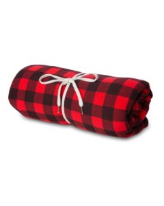 Independent Trading Co. INDBKTSB Special Blend Blanket – Red Buffalo Plaid