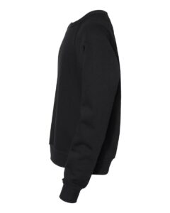 BELLA + CANVAS 3901Y Youth Sponge Fleece Crewneck Sweatshirt – Black (side)