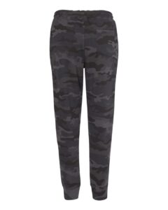 Independent Trading Co. IND20PNT Men’s Midweight Fleece Sweatpants – Black Camo (back)