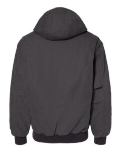 DRI DUCK 5034 Men’s Laramie Power Move Jacket – Charcoal (back)