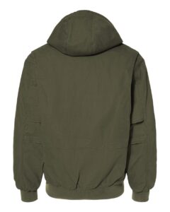 DRI DUCK 5034 Men’s Laramie Power Move Jacket – Olive (back)