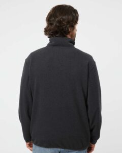 DRI DUCK 7355 Men’s Brooks Sherpa Mountain Fleece – Charcoal (on model back)
