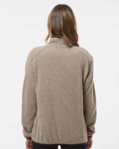 DRI DUCK 9345 Women’s Cypress Sherpa Mountain Fleece – Moss (on model back)