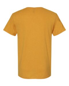 JERZEES 560MR Premium Blend Ring-Spun T-Shirt – Mustard Heather (back)