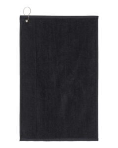 Carmel Towel Company C162523GH Golf Towel – Black