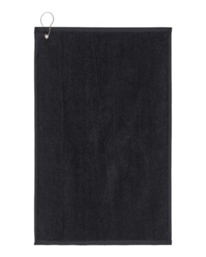 Carmel Towel Company C162523GH Golf Towel – Black