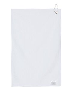 Carmel Towel Company C162523GH Golf Towel – White (back)