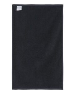 Carmel Towel Company C162523 Velour Towel – Black (back)