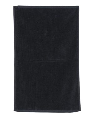 Carmel Towel Company C162523 Velour Towel – Black