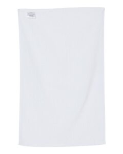 Carmel Towel Company C162523 Velour Towel – White (back)
