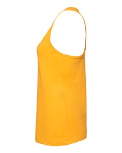 BELLA + CANVAS 6008 Women’s Jersey Racerback Tank – Gold (side)