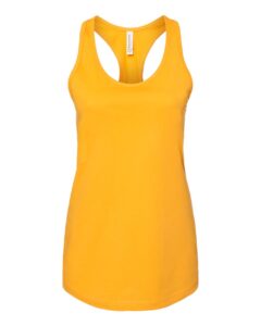 BELLA + CANVAS 6008 Women’s Jersey Racerback Tank – Gold