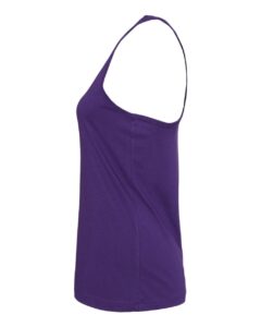 BELLA + CANVAS 6008 Women’s Jersey Racerback Tank – Team Purple (side)