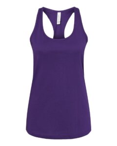 BELLA + CANVAS 6008 Women’s Jersey Racerback Tank – Team Purple