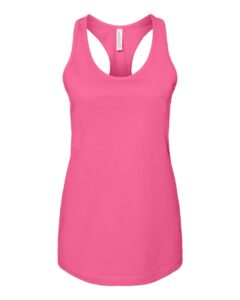 BELLA + CANVAS 6008 Women’s Jersey Racerback Tank – Charity Pink