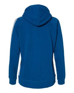 J. America 8642 Women’s Rival Fleece Hooded Sweatshirt – Royal (back)