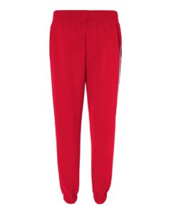 J. America 8643 Women’s Rival Fleece Joggers – Red (back)