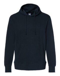 J. America 8706 Men’s Ripple Fleece Hooded Sweatshirt – Navy