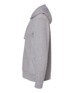 J. America 8706 Men’s Ripple Fleece Hooded Sweatshirt – Oxford (side)