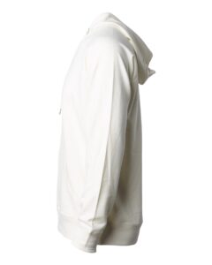 Independent Trading Co. SS1000 Unisex Icon Lightweight Loopback Terry Hooded Sweatshirt – Bone (side)