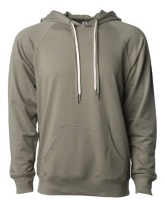 Independent Trading Co. SS1000 Unisex Icon Lightweight Loopback Terry Hooded Sweatshirt – Olive