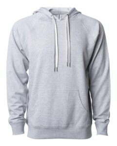 Independent Trading Co. SS1000 Unisex Icon Lightweight Loopback Terry Hooded Sweatshirt – Athletic Heather
