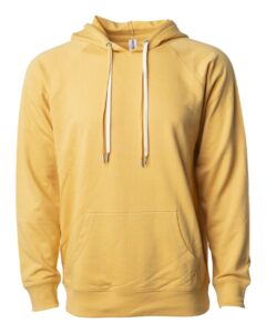 Independent Trading Co. SS1000 Unisex Icon Lightweight Loopback Terry Hooded Sweatshirt – Harvest Gold