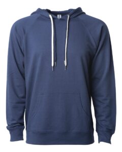 Independent Trading Co. SS1000 Unisex Icon Lightweight Loopback Terry Hooded Sweatshirt – Indigo