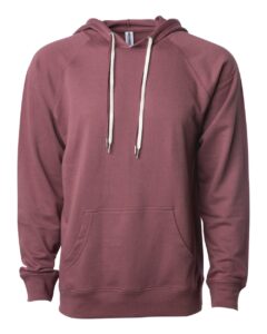 Independent Trading Co. SS1000 Unisex Icon Lightweight Loopback Terry Hooded Sweatshirt – Port